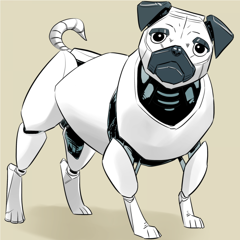 robotic pug