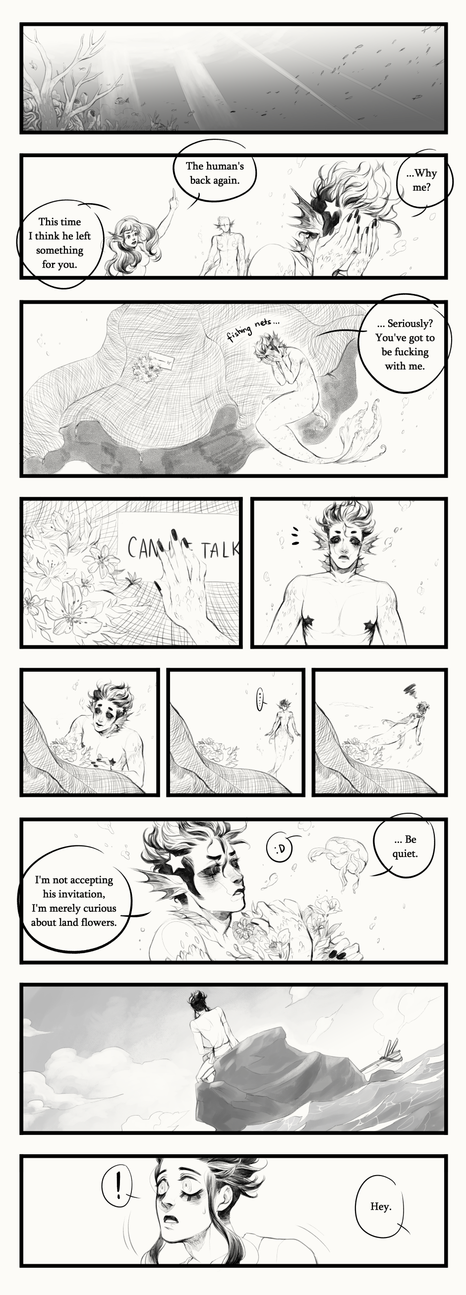 Mermaid AU - Part 1- image