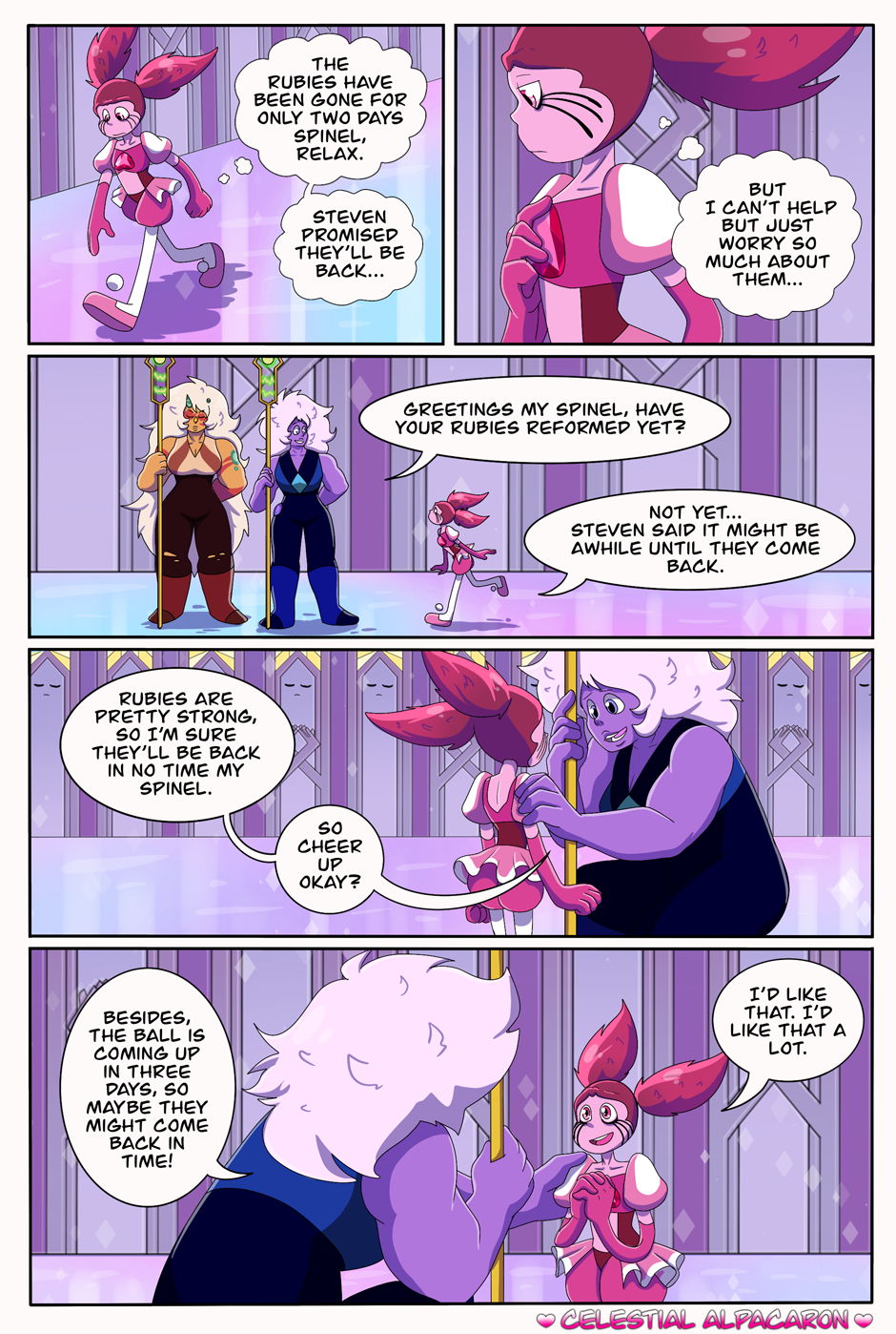 Read Diamond Spinel AU First Days Part 1 Tapas Comics
