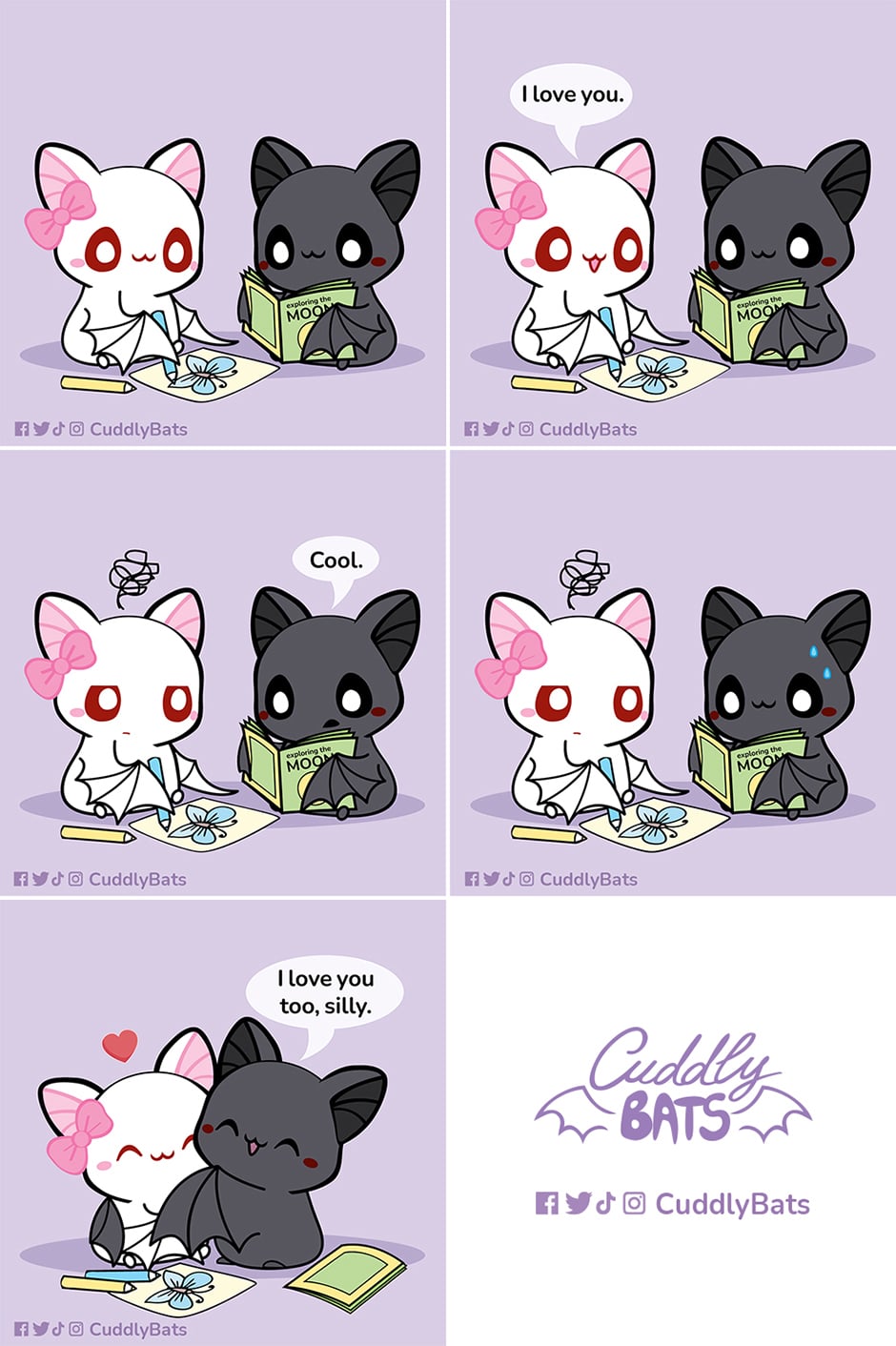 Read Cuddly Bats I love you