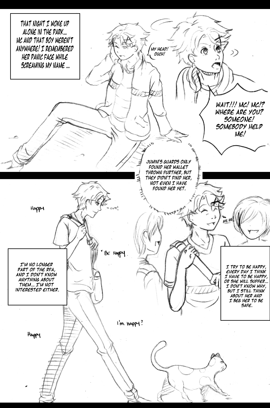 Mystic Messenger Comics Yoosung Bad Ending 2 Tapas