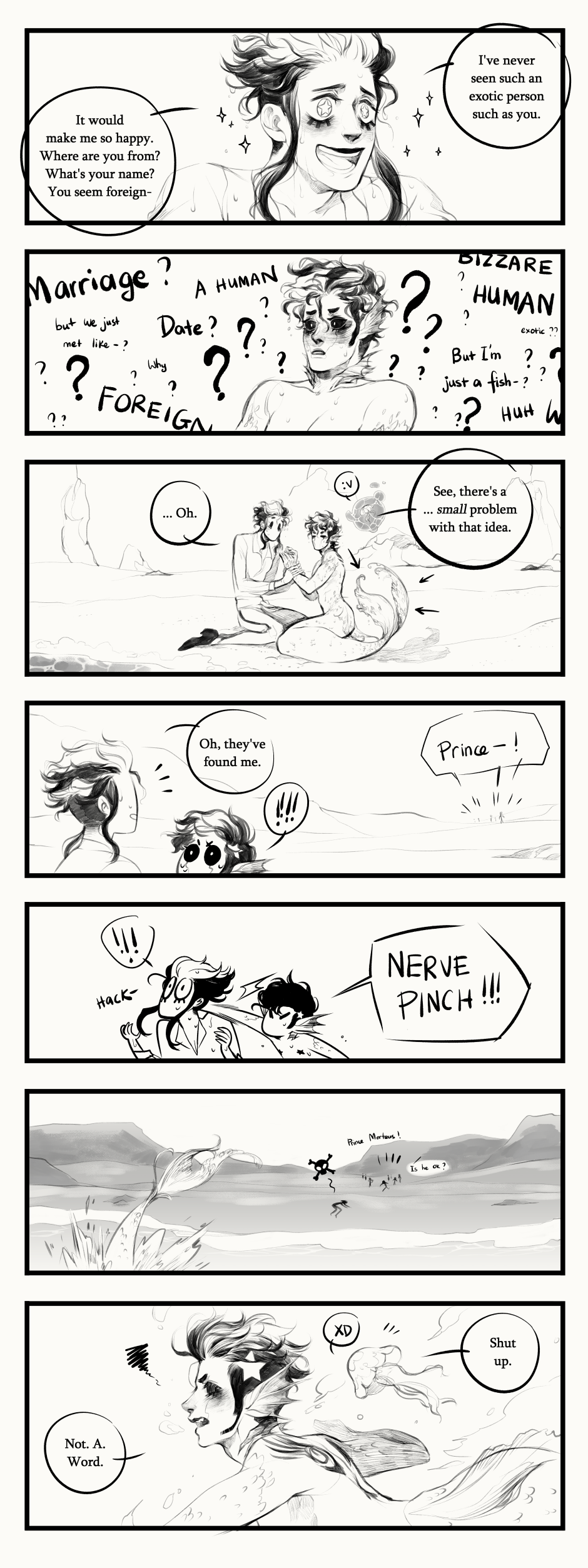 Mermaid AU - Part 1- image