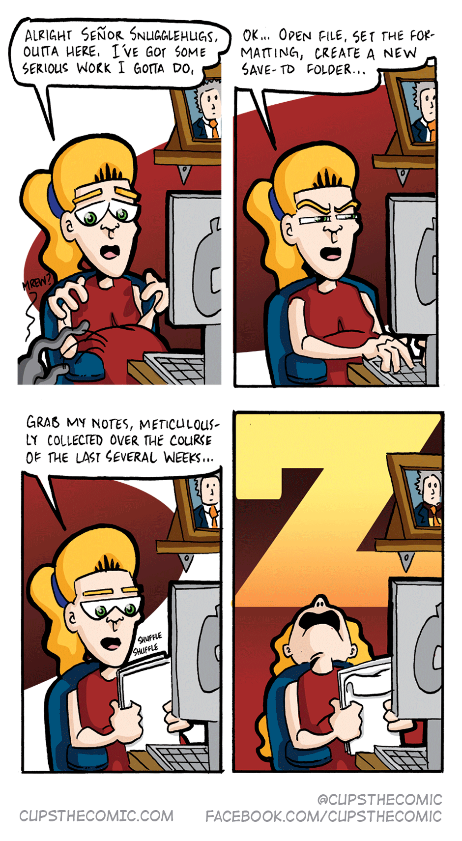 Read CUPS the Comic CUPS 89 Serious Work Tapas Comics