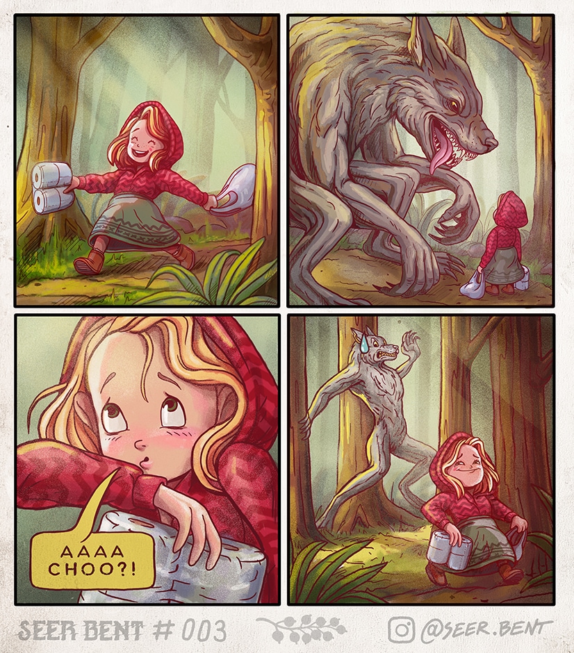 Sunday comics - Seer Bent Weekly! : EVERY STORM HAS A SOFT CLOUD!