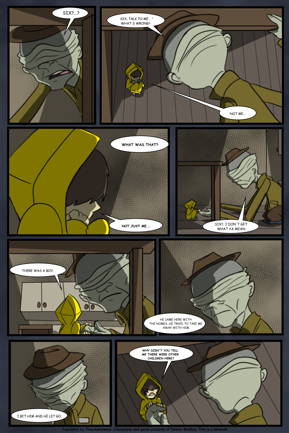 Read With Eyes Unclouded A little Nightmares comic The Boat