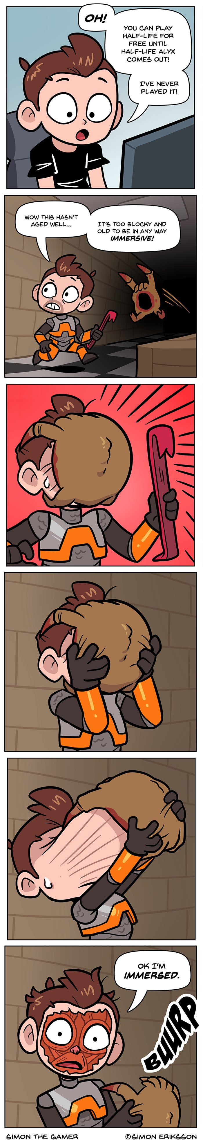 Read Simon the Gamer :: Immersive | Tapas Comics
