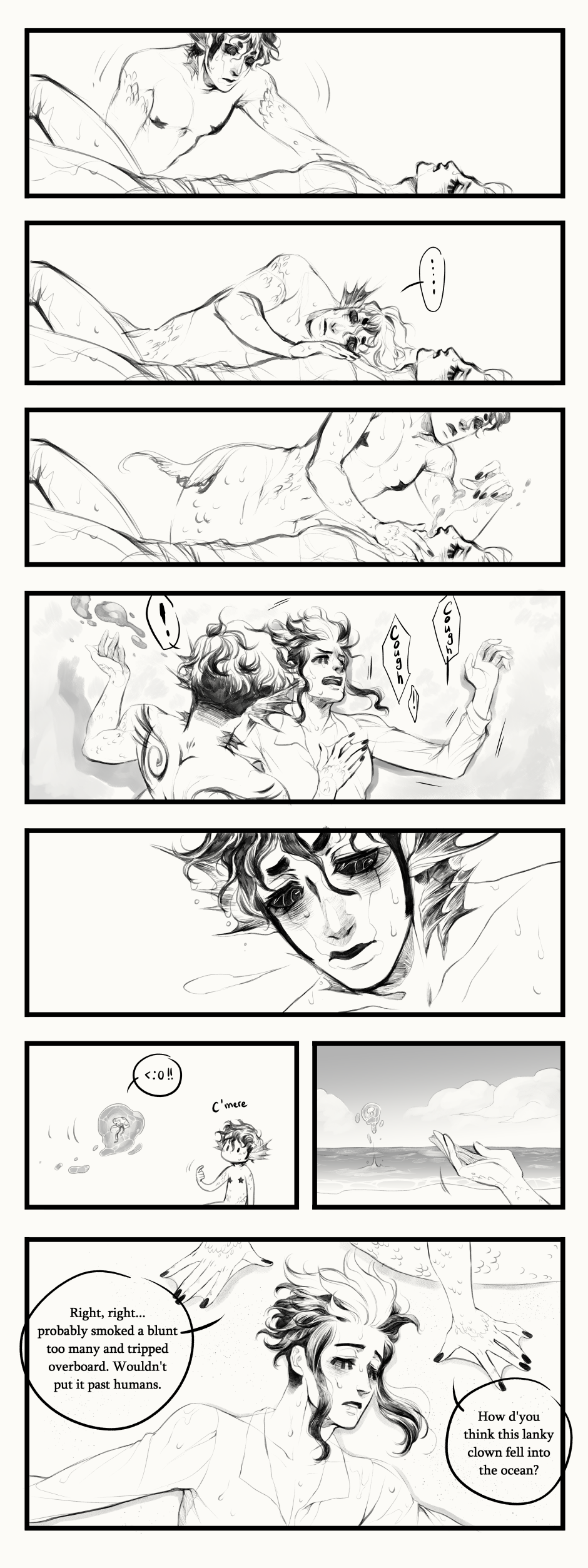 Mermaid AU - Part 1- image