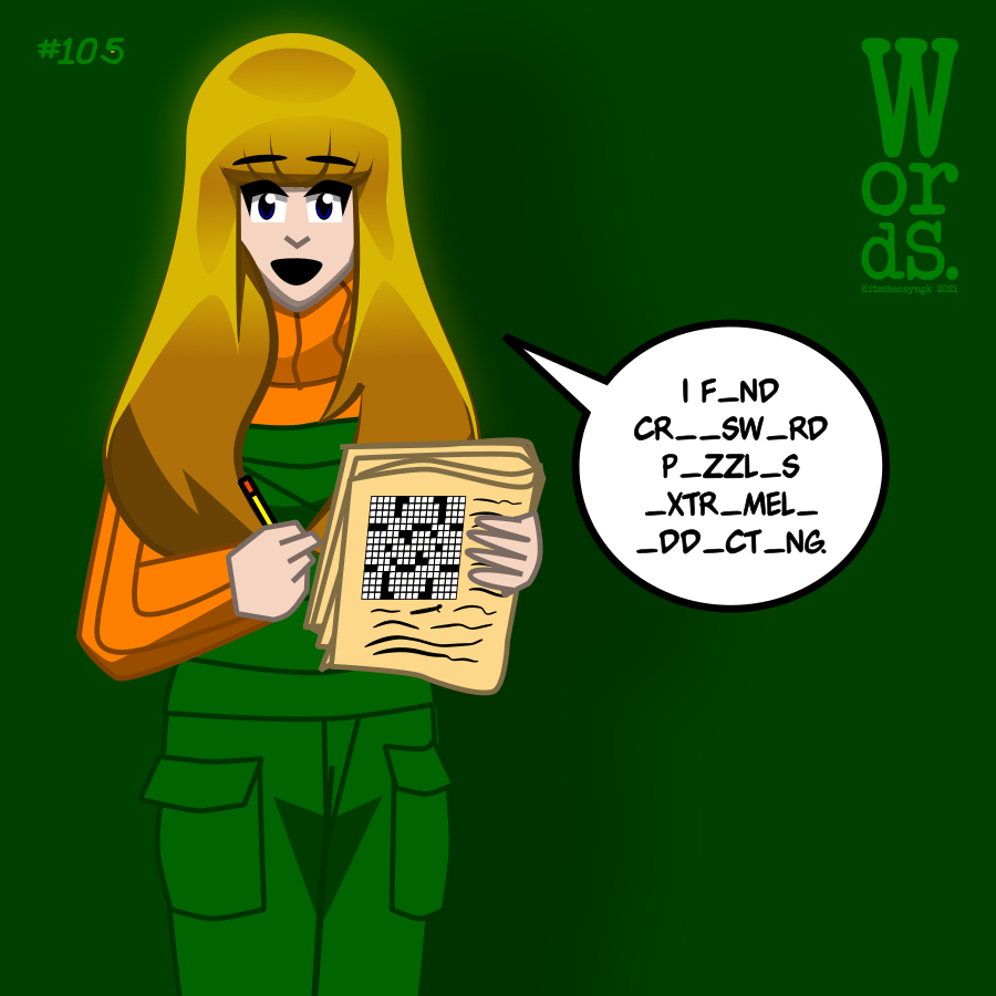 Read Words. 105 Crossword Tapas Comics