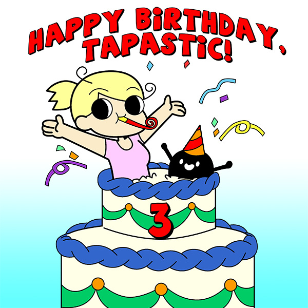 Doodle For Food Happy Birthday Tapas