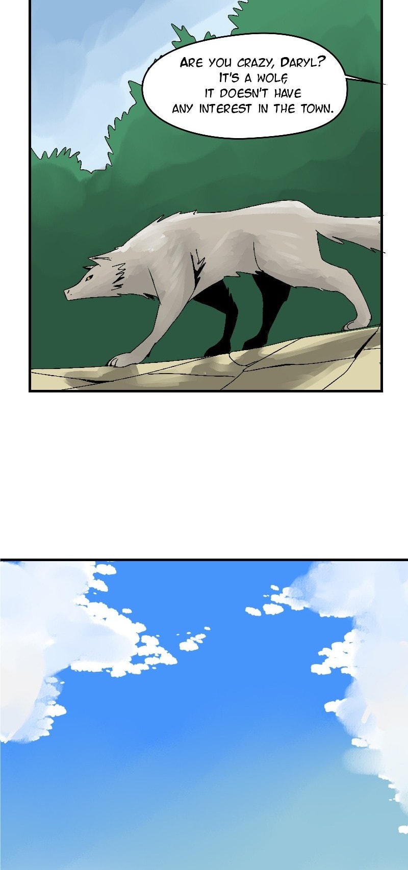 Wolf Chapter Header Read Reincarnated as Companion Wolf :: Chapter 1 | Tapas Comics