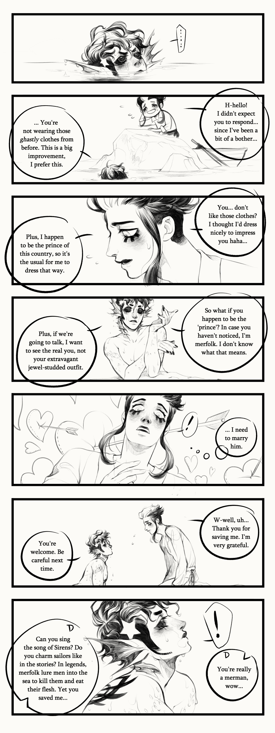 Mermaid AU - Part 1- image