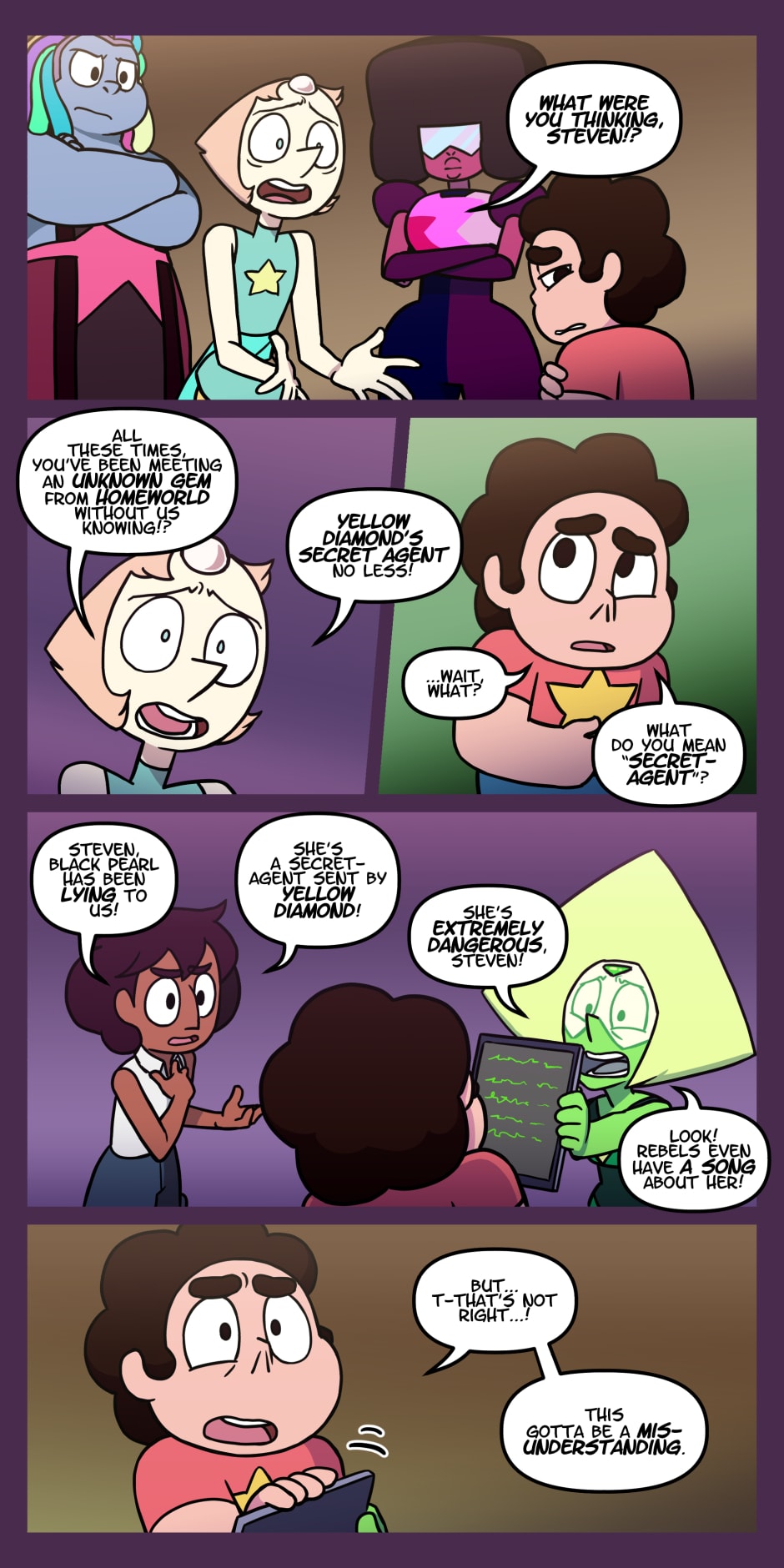 Steven Universe Black People Can't Marry White People tapas.io