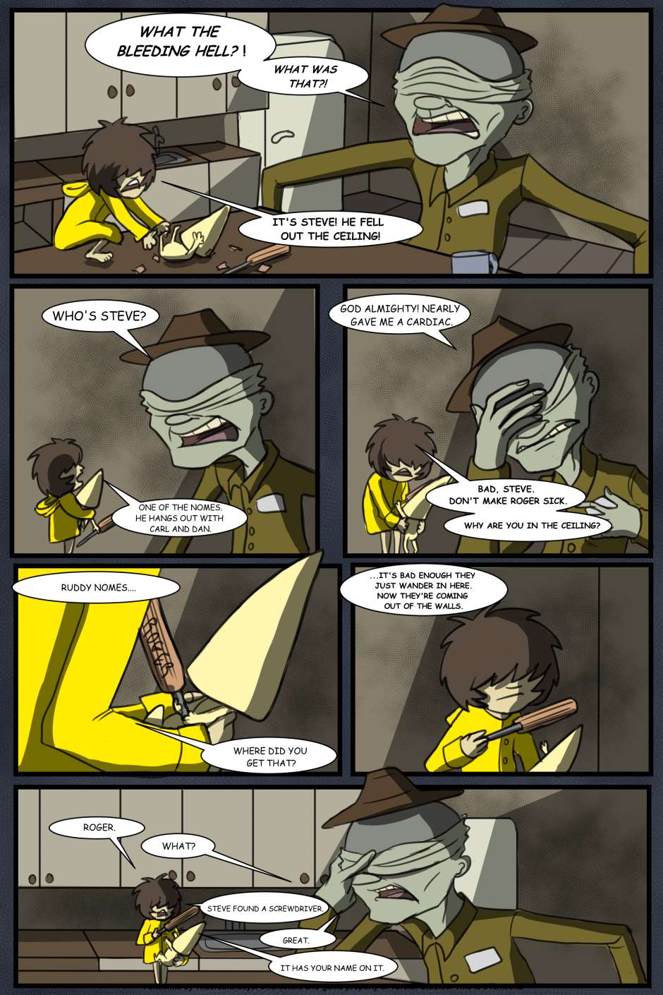 Read With Eyes Unclouded A little Nightmares comic The Boat