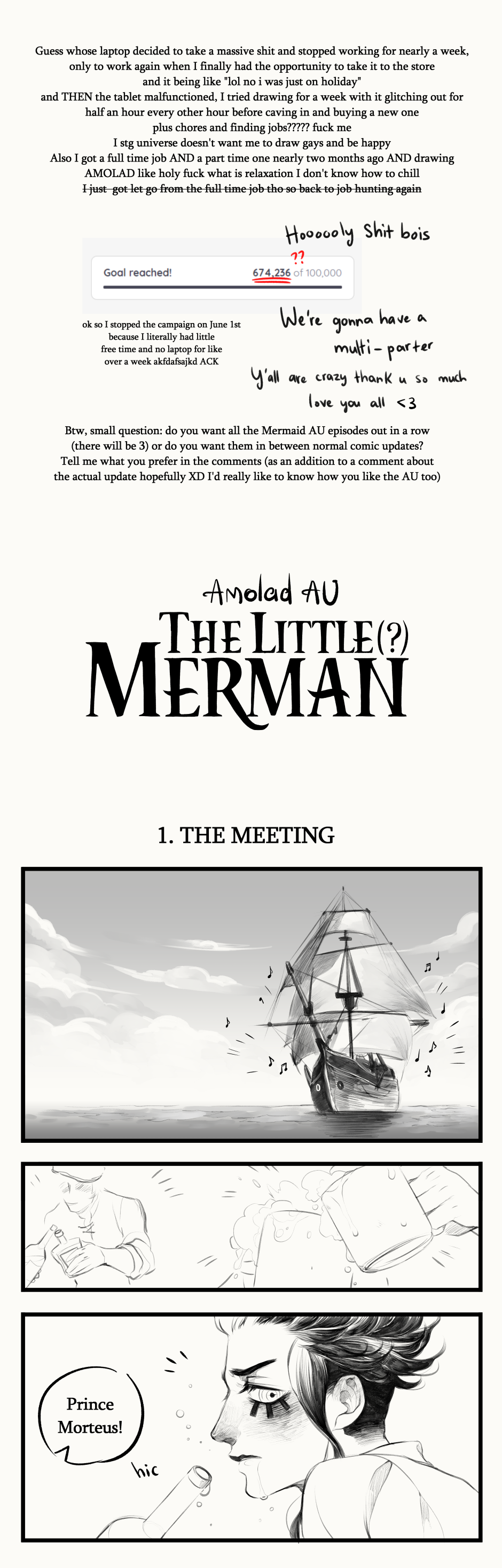 Mermaid AU - Part 1- image