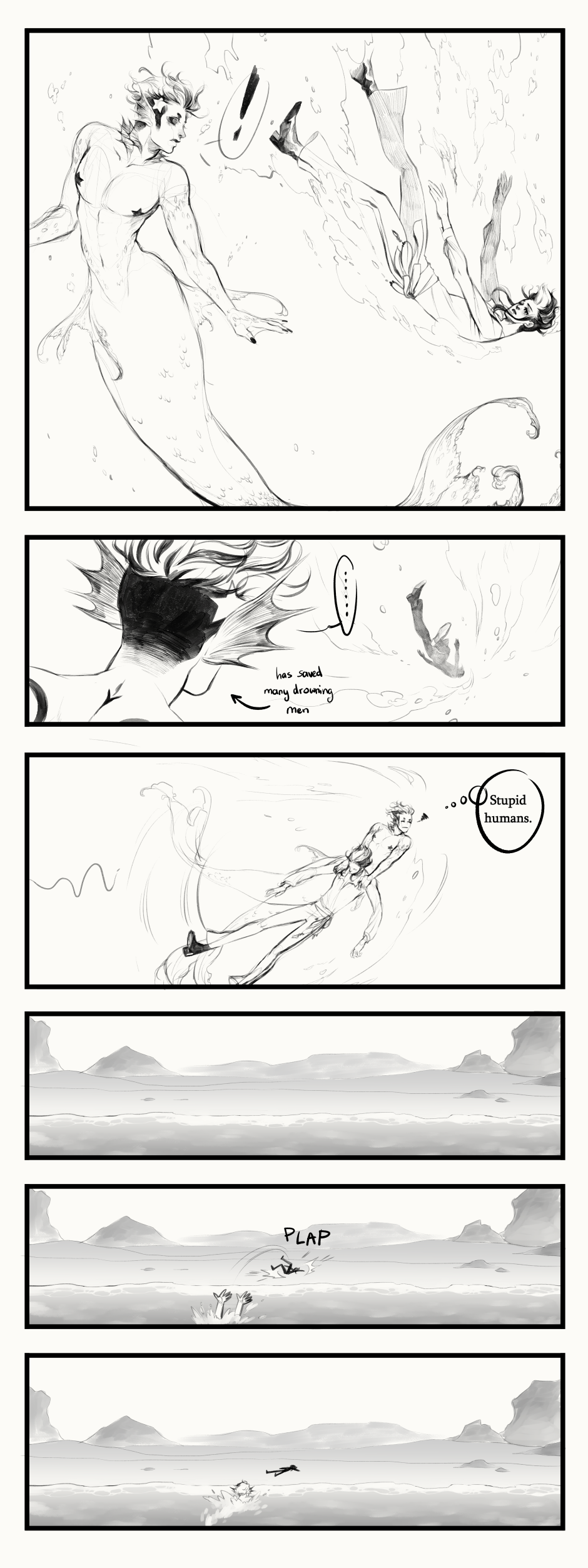 Mermaid AU - Part 1- image