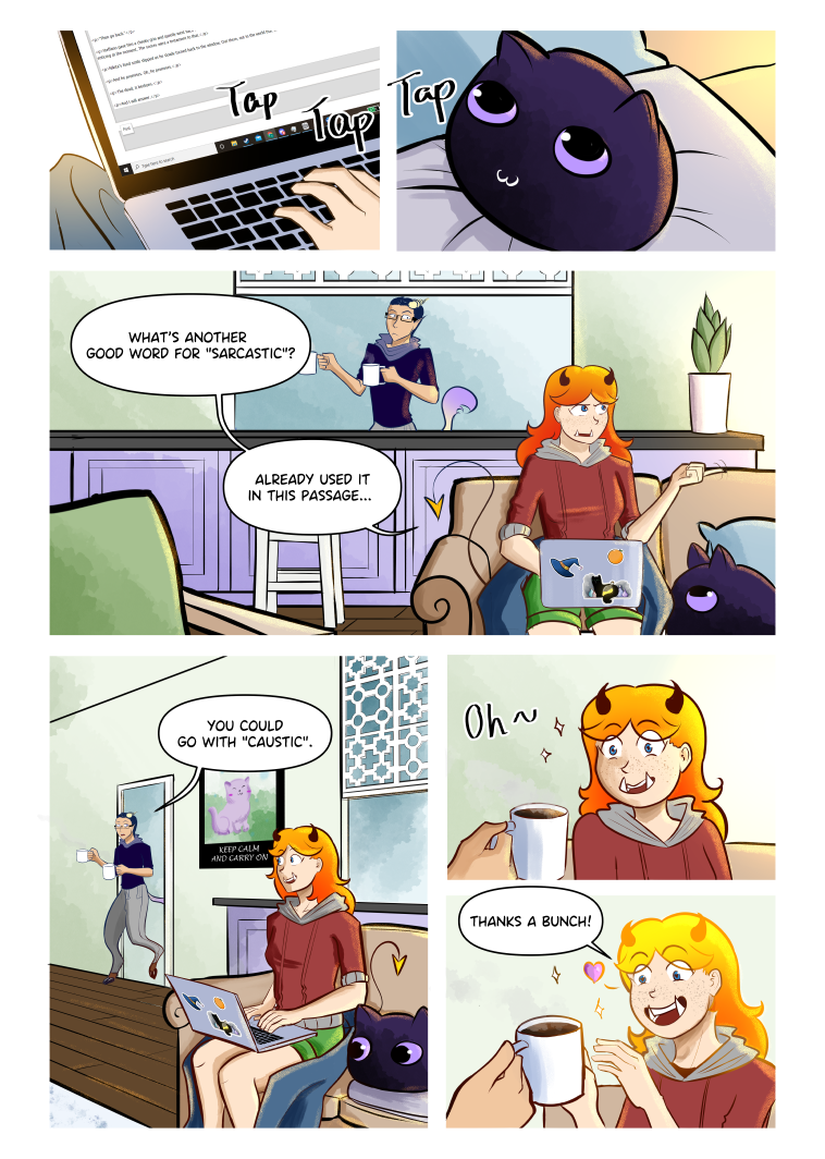 Read SunnyxRain A Walking Thesaurus Tapas Comics