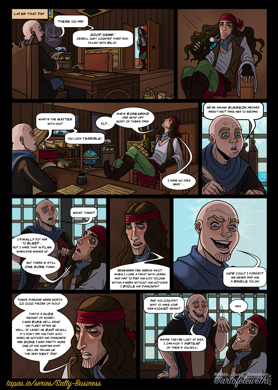 Read Salty Business Chapter 3 Page 5 Tapas Comics
