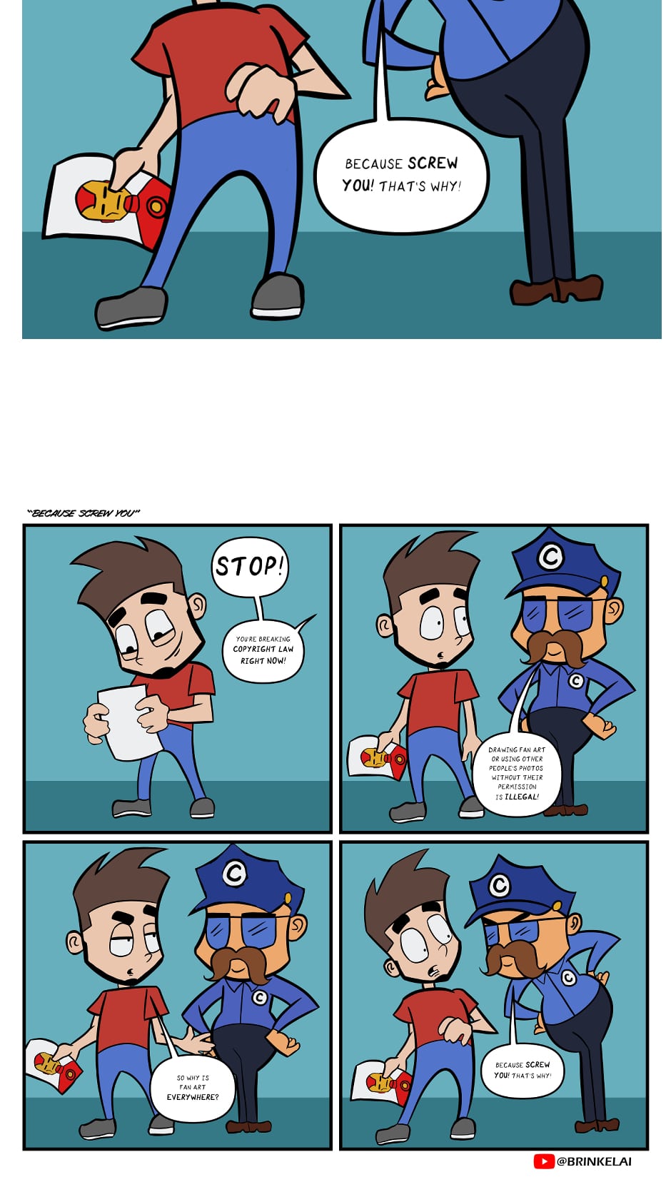 Read Life is Comics Because screw you... Tapas Comics