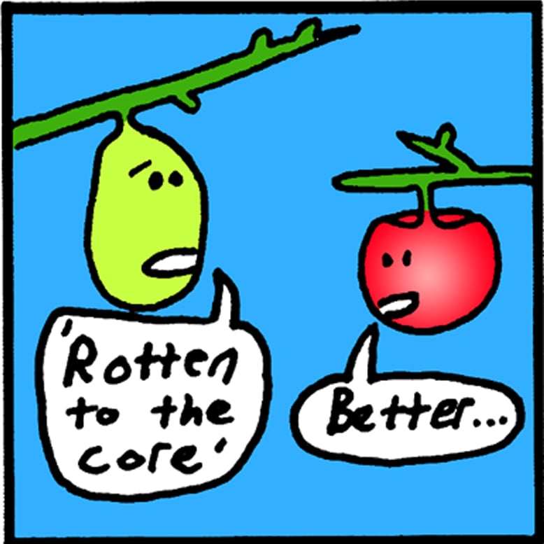 Read QuickDraw Apple and Pear Trying It On Tapas Comics