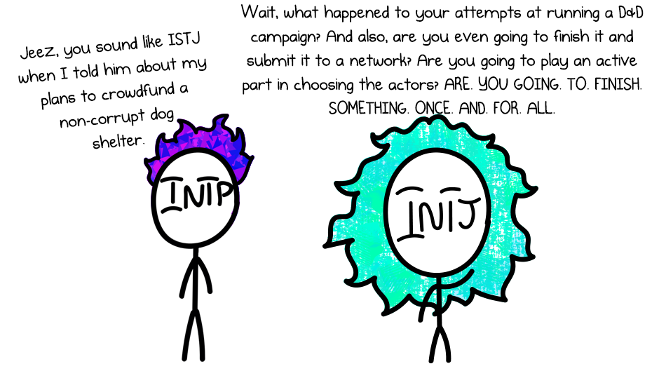 Mbti Webcomic Beach Intp Vs Intj Novellectia Day 6 Tapas