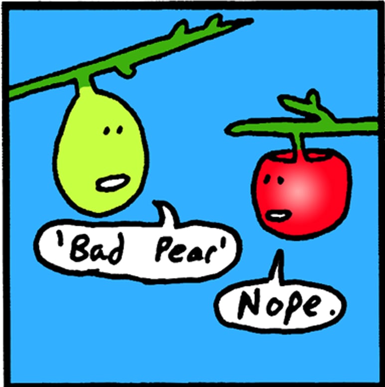 Read QuickDraw Apple and Pear Trying It On Tapas Comics