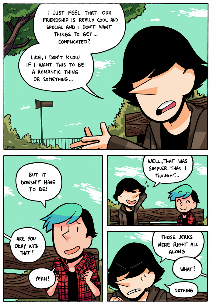 Read Postcards in Braille Who needs romance Tapas Comics