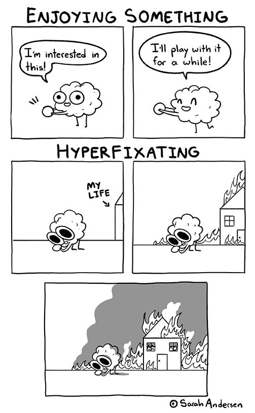 Sarah's Scribbles :: Hyperfixate | Tapas