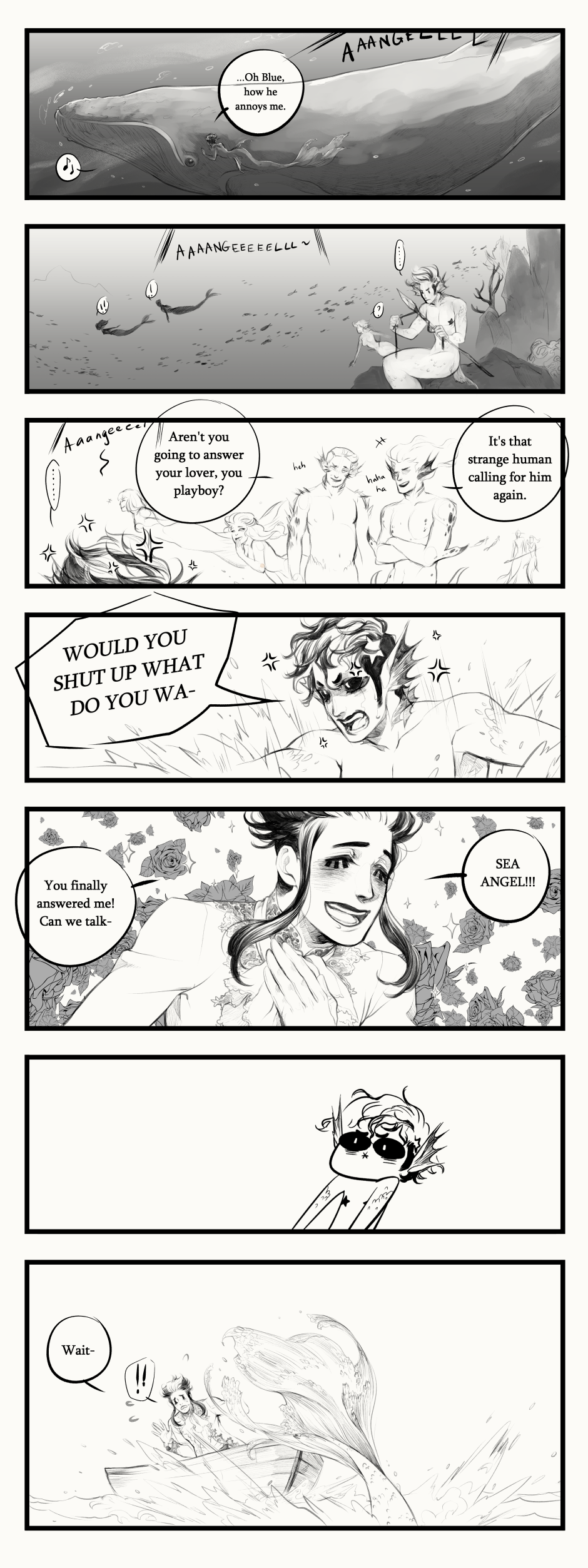 Mermaid AU - Part 1- image