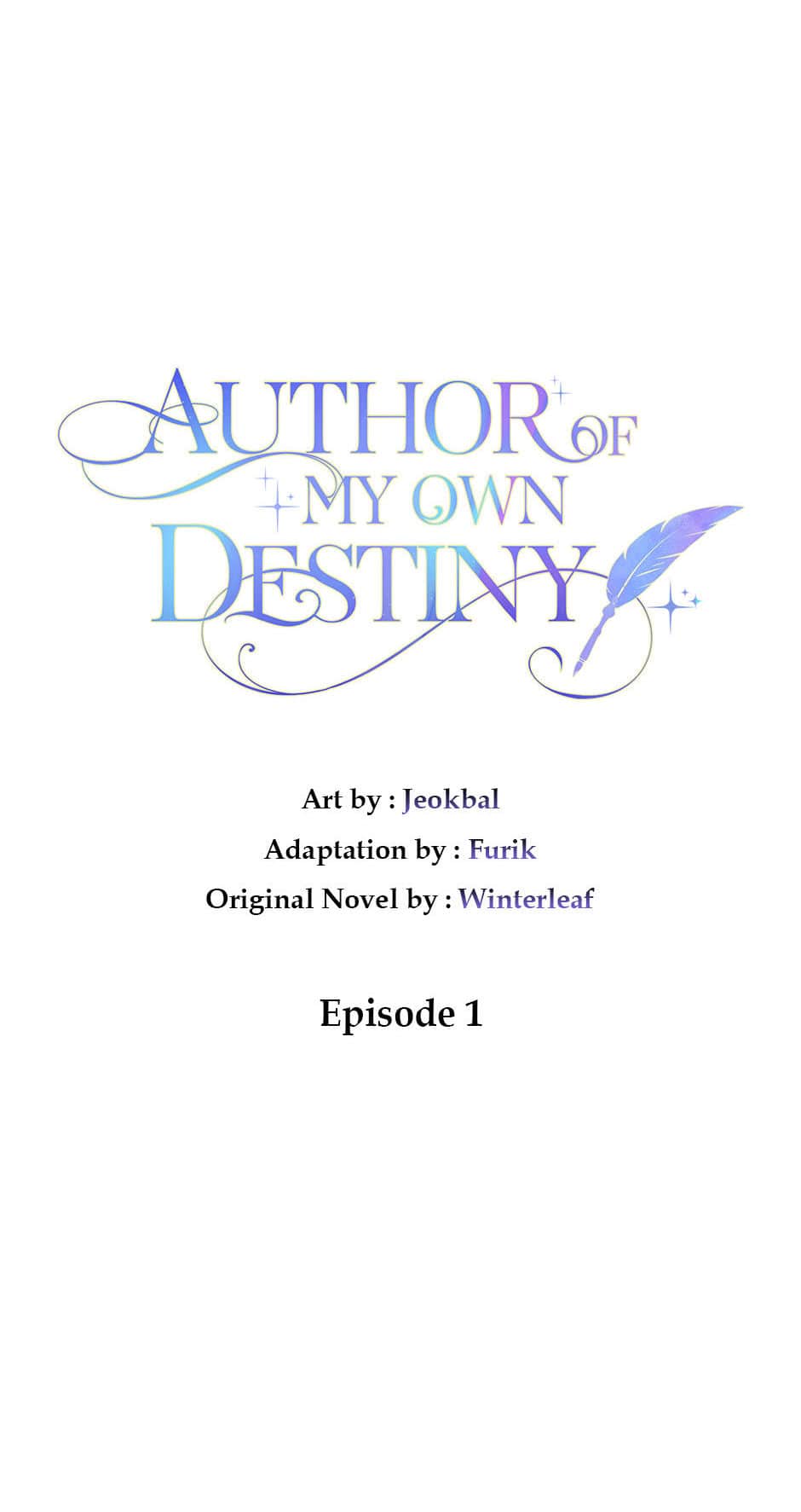 Read Author of My Own Destiny Episode 1 Tapas Comics