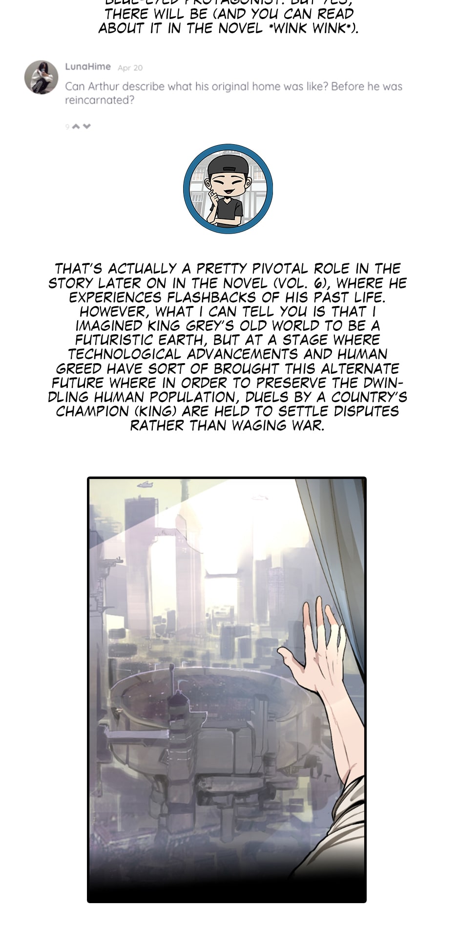 The Beginning After the End :: Q&A: Answered! | Tapas