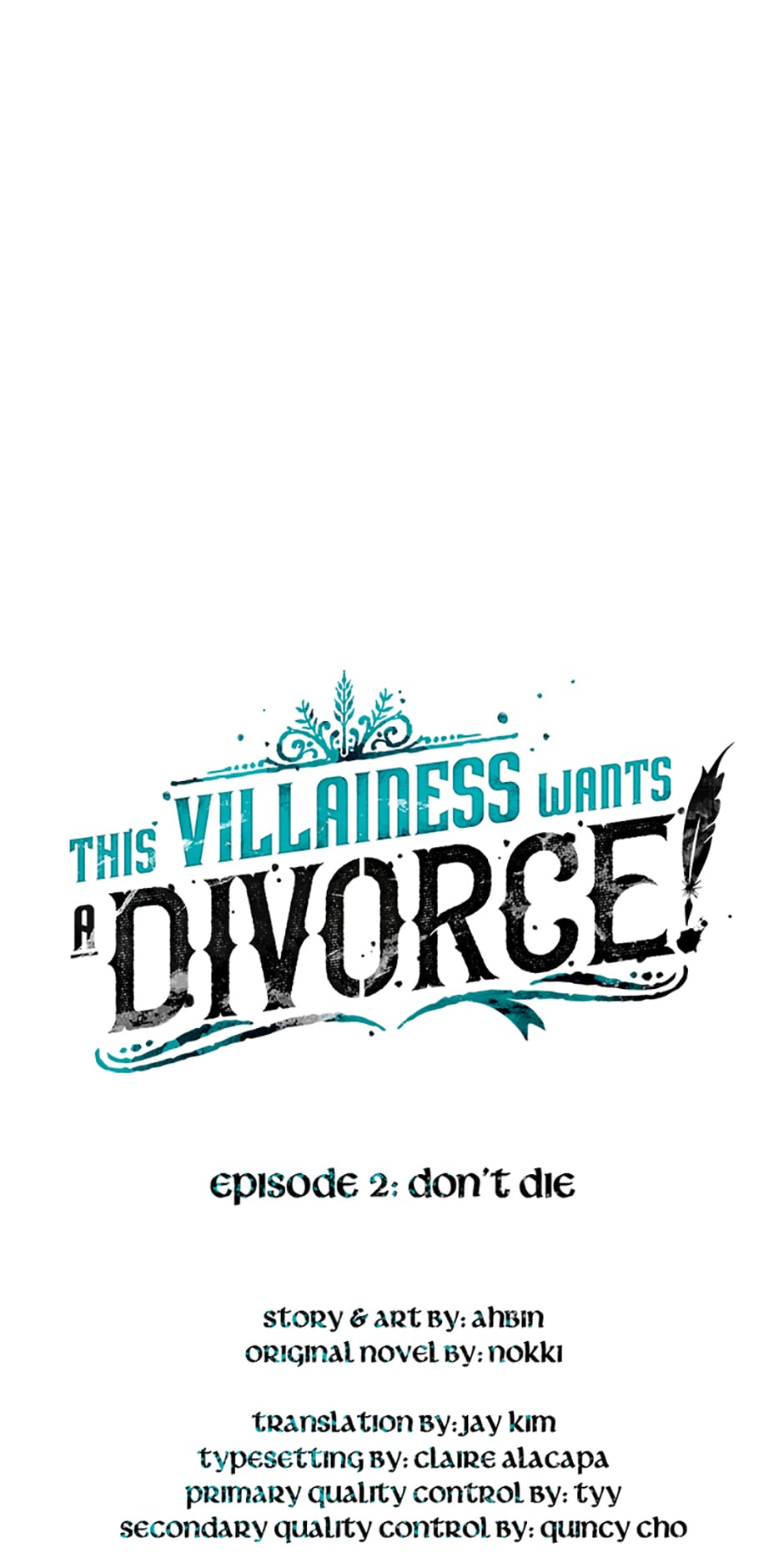 The Villainess Wants A Divorce