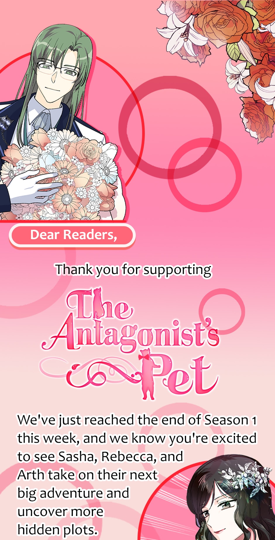 Read The Antagonist's Pet Special Announcement Tapas Comics