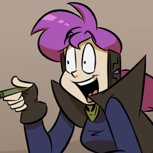 Purple Haired Internet Lady